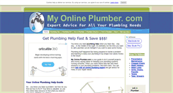Desktop Screenshot of myonlineplumber.com